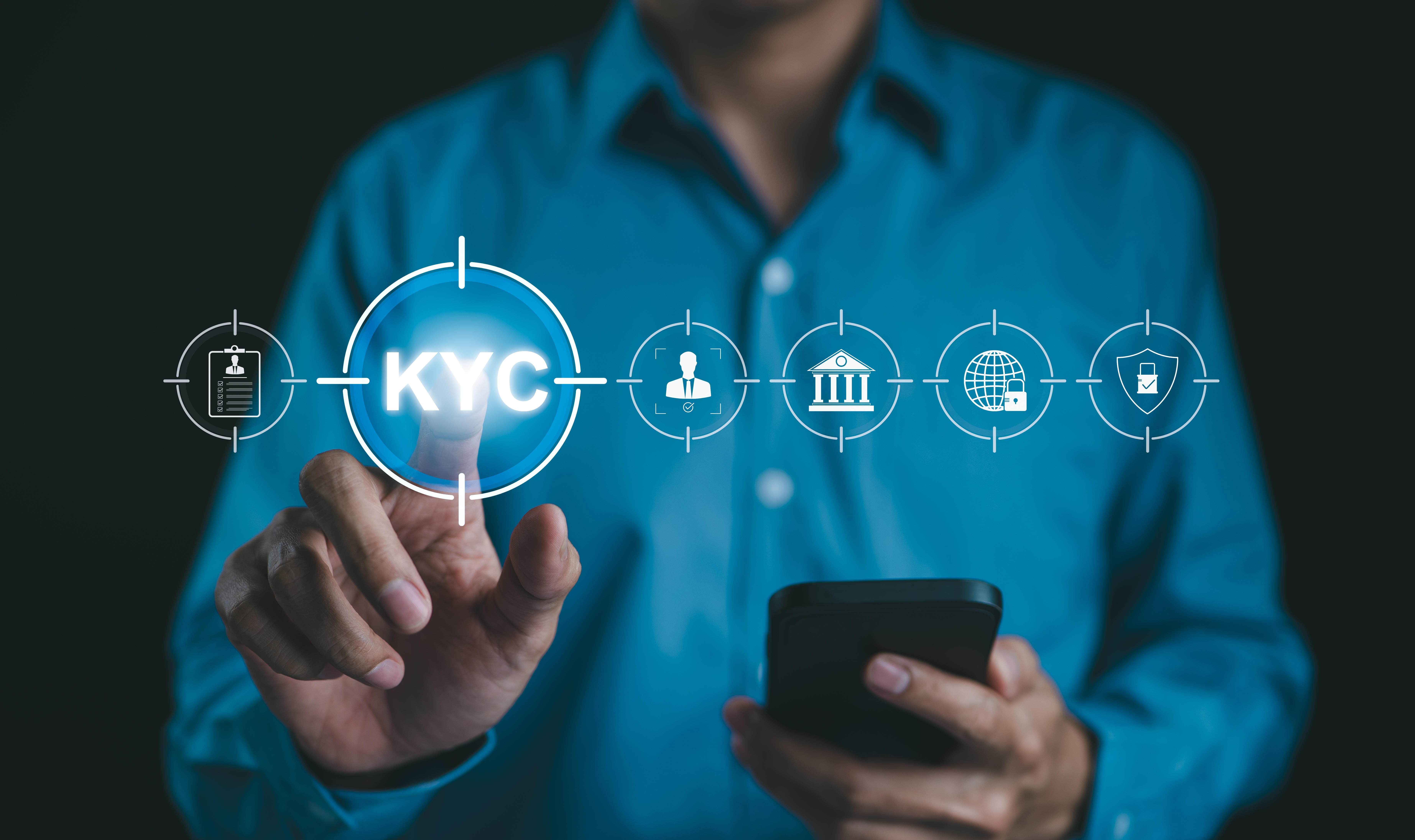 KYC verification concept